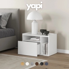 Tab Đầu Giường 1 Ngăn Kéo Bằng Gỗ MDF Nhập Nội Thất Lắp Ráp Yapi - 110