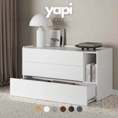 Tủ Đựng Đồ 3 Ngăn Kéo Bằng Gỗ MDF Nhập Nội Thất Lắp Ráp Yapi - 111