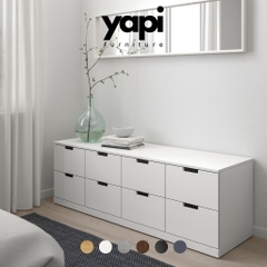 Tủ chứa đồ 8 ngăn kéo kích thước 160x47x54cm (Ngang x Sâu x Cao) Yapi-149