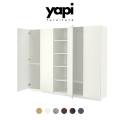 Tủ quần áo 3 gian tích hợp cỡ lớn  250x60x201cm LẮP ĐẶT TẠI NHÀ YAPI-209