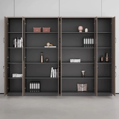 Tủ Tài Liệu Văn Phòng Gỗ MDF Cánh Kính Hiện Đại Yapi-TTL005