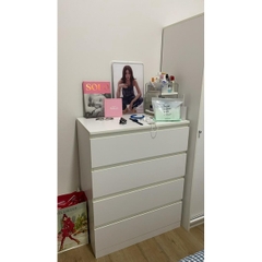 Tủ đựng đồ đa năng 4 ngăn kéo ĐÓNG SẴN phong cách hiện đại 80x48x100cm YAPI-106