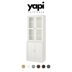 Tủ Kính Trưng Bày 81x47x212cm LẮP SẴN Decor Phòng Khách, Phòng Làm Việc  Yapi-624