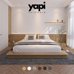 Giường ngủ LED cho phòng ngủ master Yapi-530 LẮP ĐẶT TẬN NHÀ
