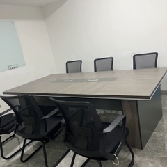 Bàn Họp Lớn Cho Văn Phòng Hiện Đại, Gỗ MDF Phối Màu 400x150x75cm Yapi-BH001