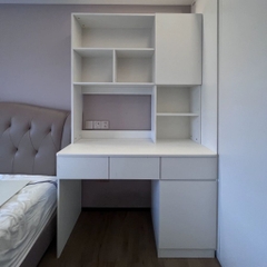 Bàn Học, Làm Việc Kèm Kệ Sách Và Ngăn Kéo Hiện Đại 160x50x200cm Yapi-434