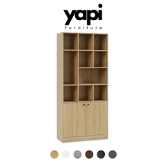Tủ tài liệu, tủ trưng bày 2 cánh mở 90x39x200cm (DxRxC) LẮP ĐẶT TẬN NHÀ Yapi-628