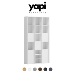 Tủ Trưng Bày Decor Phòng Khách Phòng Làm Việc Bằng Gỗ MDF Yapi-637