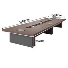 Bàn Họp Lớn Cho Văn Phòng Hiện Đại, Gỗ MDF Phối Màu 400x150x75cm Yapi-BH001