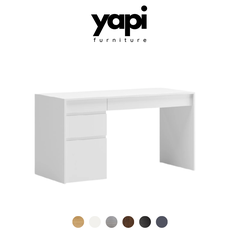 Bàn Học Bàn Làm Việc Kèm Hộc Tủ Bằng Gỗ MDF Nhập Yapi-411