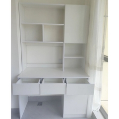 Bàn Học, Làm Việc Kèm Kệ Sách Và Ngăn Kéo Hiện Đại 160x50x200cm Yapi-434