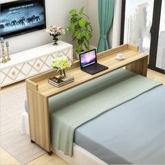 Bàn làm việc tại giường dài 1m7 thiết kế bánh xe di chuyển linh hoạt GHC-4603 - Nội thất lắp ráp