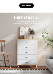 Tủ để đồ đa năng 5 tầng GHC-51141