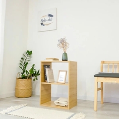 Kệ sách 2 tầng decor phòng học phòng làm việc YAPI-605