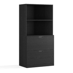 Kệ Tủ Lưu Trữ Đồ Kèm 2 Hộc Tủ Bằng Gỗ MDF Nhập Nội Thất Lắp Ráp - Yapi -113