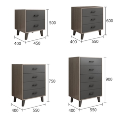 Tủ Trang Trí Cho Phòng Ngủ, Phòng Khách Hiện Đại Bằng Gỗ MDF Yapi-121