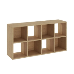 Kệ sách 8 ô vuông, kệ trang trí thiết kế chắc chắn kích thước 54 x 28 x 106cm Yapi-659