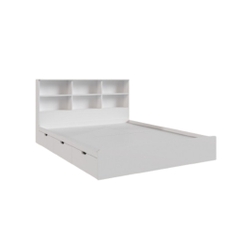 [FreeShip] Giường Ngủ 3 Ngăn Kéo Thiết Kế Kệ Đầu Giường Bằng Gỗ MDF Yapi-533