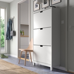 [FreeShip] Kệ Tủ Giày 3 Ngăn Hiện Đại Bằng Gỗ MDF 79x29x148 cm Yapi-312