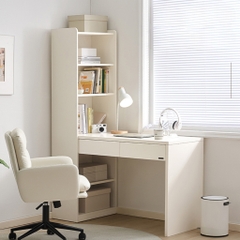 Bàn làm việc, bàn học liền kệ sách có ngăn kéo 120x50x170cm Yapi-417
