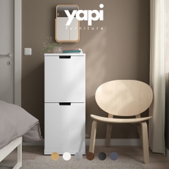 [FreeShip] Tủ Để Đồ 2 Ngăn Kéo Bằng Gỗ MDF Yapi-160