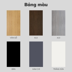 Kệ sách 6 ô vuông, kệ trang trí kích thước 54 x 28 x 80cm Yapi-658