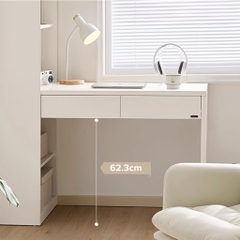 Bàn làm việc, bàn học liền kệ sách có ngăn kéo 120x50x170cm Yapi-417