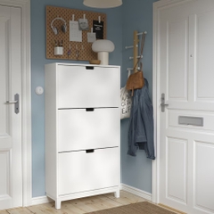[FreeShip] Kệ Tủ Giày 3 Ngăn Hiện Đại Bằng Gỗ MDF 79x29x148 cm Yapi-312