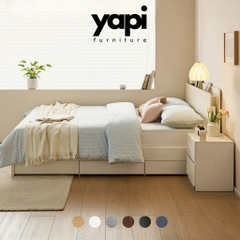 Giường 3 ngăn kéo có kệ đầu giường LẮP ĐẶT TẬN NHÀ Yapi-536
