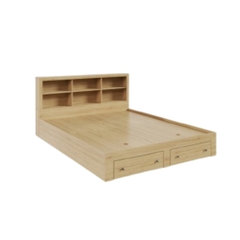 [FreeShip] Giường Ngủ 2 Ngăn Kéo Hiện Đại Gỗ MDF Yapi-534