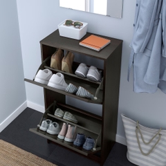 Tủ Giày 2 Ngăn Hiện Đại Bằng Gỗ MDF 49x28x93cm Yapi-313