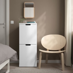 [FreeShip] Tủ Để Đồ 2 Ngăn Kéo Bằng Gỗ MDF Yapi-160