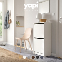 Tủ Giày 2 Ngăn Hiện Đại Bằng Gỗ MDF 49x28x93cm Yapi-313