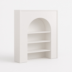Kệ lò sưởi, tủ trang trí phong cách Bắc Âu 80x20x90cm Yapi-167