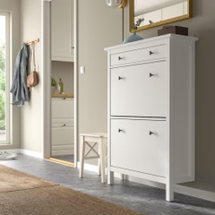 Tủ Gìày Tủ Để Đồ 2 Ngăn Bằng Gỗ MDF 89x30x127 cm Yapi-308