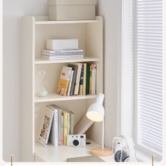 Bàn làm việc, bàn học liền kệ sách có ngăn kéo 120x50x170cm Yapi-417