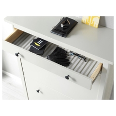 Tủ Gìày Tủ Để Đồ 2 Ngăn Bằng Gỗ MDF 89x30x127 cm Yapi-308