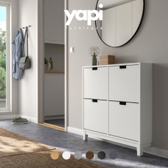 [FreeShip] Tủ Giày 4 Ngăn Hiện Đại Bằng Gỗ MDF 96x17x90cm Yapi-307