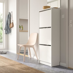 Kệ Tủ Giày 3 Ngăn Hiện Đại Bằng Gỗ MDF 49x28x135cm Yapi-309
