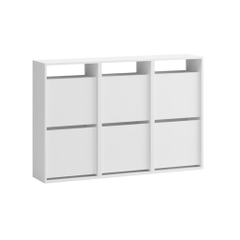 [FreeShip] Tủ Giày Cánh Lật 6 Ô Phong Cách Scandinavian 150x31x100cm Yapi-314