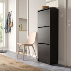 Kệ Tủ Giày 3 Ngăn Hiện Đại Bằng Gỗ MDF 49x28x135cm Yapi-309
