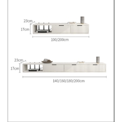 Kệ Tivi Treo Tường Hiện Đại Bằng Gỗ Yapi-908