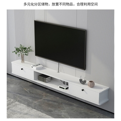 Kệ Tivi Treo Tường Phòng Khách Hiện Đại Bằng Gỗ MDF Nhập Yapi-909
