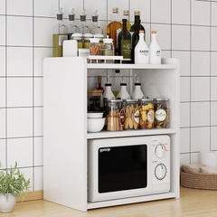 Kệ Lò Vi Sóng 2 Tầng Tiện Lợi Bằng Gỗ MDF Yapi-1103