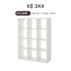 [Freeship HN] Kệ sách 3x4 decor phòng ngủ, phòng khách LẮP ĐẶT TẬN NHÀ Yapi-616