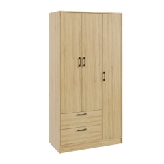 Tủ áo 3 cánh mở kèm ngăn kéo 92x45x180cm (DxRxC) LẮP ĐẶT TẬN NHÀ Yapi-216