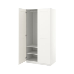 Tủ Áo 2 Cánh Mở Phong Cách Tân Cổ Điển Kích Thước 100x60x201 Bằng Gỗ MDF Yapi-221