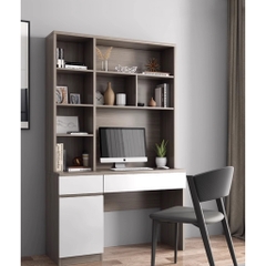 Bàn Làm Việc Kết Hợp Giá Sách Hiện Đại Bằng Gỗ MDF Yapi-412