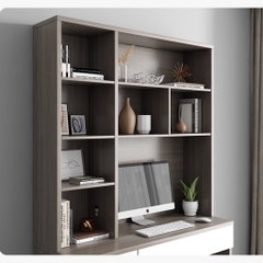 Bàn Làm Việc Kết Hợp Giá Sách Hiện Đại Bằng Gỗ MDF Yapi-412