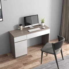 Bàn Làm Việc Kết Hợp Giá Sách Hiện Đại Bằng Gỗ MDF Yapi-412